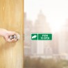 Push To Open Sign| Protector FireSafety