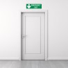 Emergency Exit Left Down Arrow Sign| Protector FireSafety