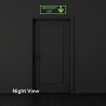 Emergency Exit Right Down Arrow Sign| Protector FireSafety