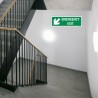 Emergency Exit Left Down Cross Arrow Sign| Protector FireSafety