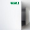 Emergency Exit Right Up Arrow Sign| Protector FireSafety