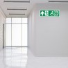 Fire Exit Left Up Arrow Sign| Protector FireSafety