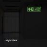 Fire Exit Left Up Arrow Sign| Protector FireSafety