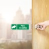 Pull To Open Sign| Protector FireSafety