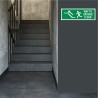 Way to Ground Floor Stair Up Arrow Sign| Protector FireSafety