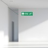 Fire Lift Up Arrow Sign| Protector FireSafety