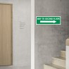 Way To Second Floor Left Arrow Sign| Protector FireSafety