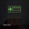 First Aid Kit English And Gujrati Sign| Protector FireSafety