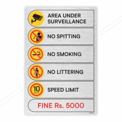 Prohibition Board Sign| Protector FireSafety