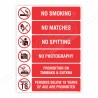 Prohibition Board Sign| Protector FireSafety