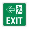 Exit With Left Side Arrow Sign| Protector FireSafety