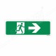 Exit Man With Right Arrow Sign