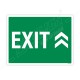 Exit With Up Arrow Direction Sign