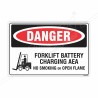 Forklift Battery Charging Area Danger Sign| Protector FireSafety