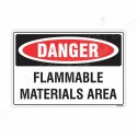 Flammable Material Area Danger Sign| Protector FireSafety