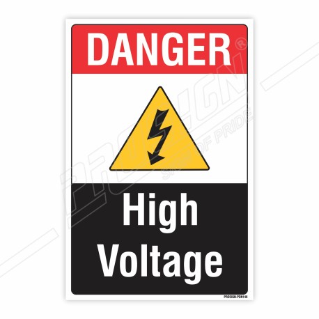 Do Not Touch Danger Sign| Protector FireSafety