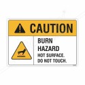Burn Hazard Hot Surface Do Not Touch Caution Sign| Protector FireSafety