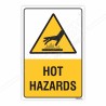 Hot Hazard Caution Sign| Protector FireSafety