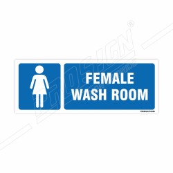 Female Wash Room Sign| Protector FireSafety