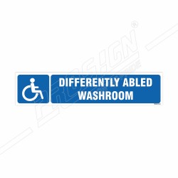 Differently Abled Washroom Sign| Protector FireSafety
