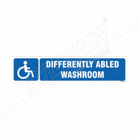 Differently Abled Washroom Sign| Protector FireSafety