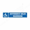 Differently Abled Washroom Sign| Protector FireSafety