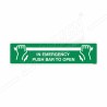 In Emergency Push Bar To Open Sign| Protector FireSafety