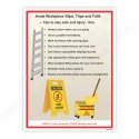 Avoid Workplace Slip, Trip & Fall Safety Posters| Protector FireSafety