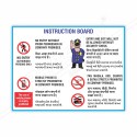 Instruction Board General Safety Poster| Protector FireSafety