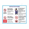 Instruction Board General Safety Poster| Protector FireSafety