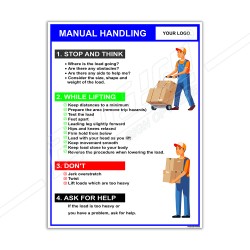Manual Handling Safety Posters| Protector FireSafety