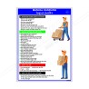 Manual Handling English & Gujrati Safety Posters| Protector FireSafety