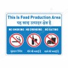 This Is Food Production Are In English & Hindi, Food Safety Posters| Protector FireSafety