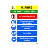 Warning Site Safety Start Here, Site Safety Posters| Protector FireSafety