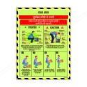 Lift Safely Material In Hindi And English Handling Safety Posters| Protector FireSafety