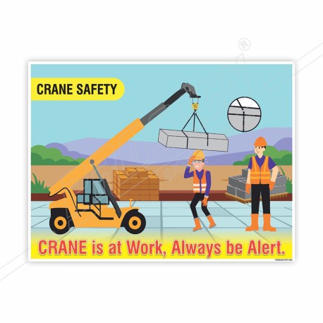Crane Safety Posters| Protector FireSafety