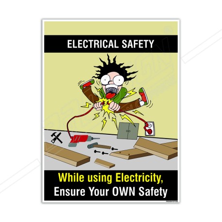 Electrical Safety Posters| Protector FireSafety