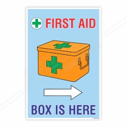 First Aid Box Is Here, First Aid Safety Posters| Protector FireSafety