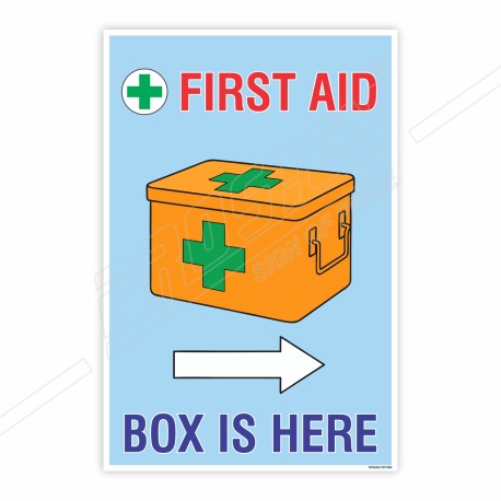 First Aid Box Is Here, First Aid Safety Posters| Protector FireSafety
