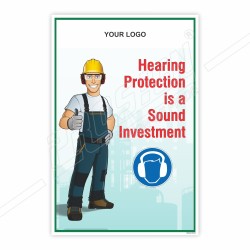 Hearing Protection Is Sound Investment, PPE Safety Posters| Protector FireSafety