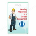 Hearing Protection Is Sound Investment, PPE Safety Posters| Protector FireSafety