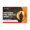 National Fire Service Week Safety Posters| Protector FireSafety