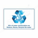 3R's Of Water Conservation, Environment Safety Posters| Protector FireSafety