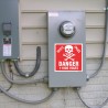 11000 Voltage Danger Sign| Protector FireSafety