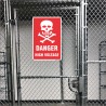 Danger High Voltage Danger Sign| Protector FireSafety
