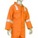 Work wear orange heavy duty with reflective tape 1 PC