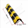 Corner Guard Rounded Rubber 100 X 100 X 10 X 800 MM | Protector FireSafety