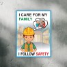 I Follow Safety Personal Safety Posters| Protector FireSafety