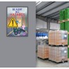 Be Alert All Hazard Chemical Safety Poster| Protector FireSafety
