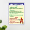 Fire Protection Fire Safety Posters| Protector FireSafety